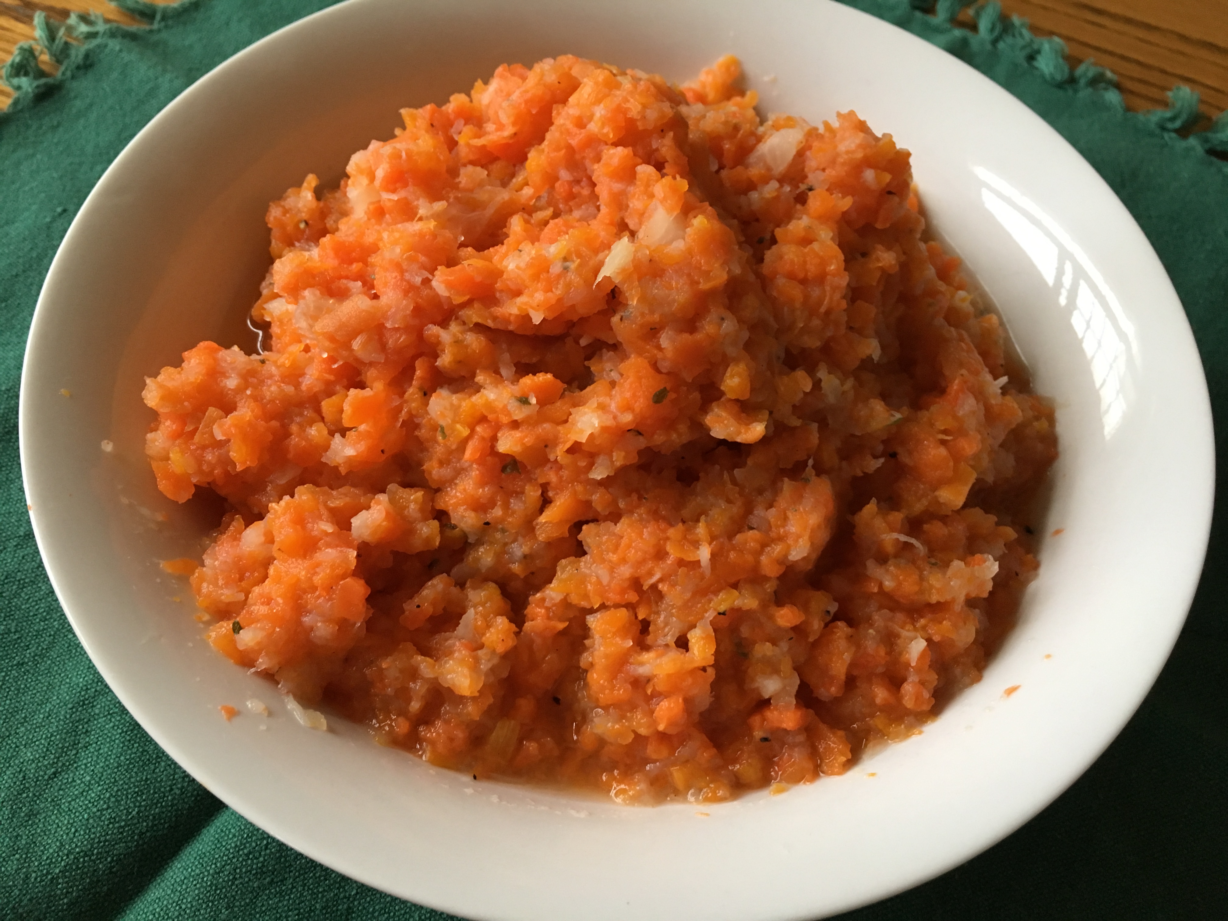 Mr. Dunnagan's Garden Delight--Carrot and Turnip Mash